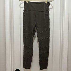 ATHLETA Inclination Moto Tight - Olive